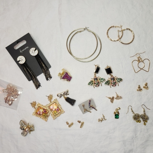 LOT gold costume jewelry - Picture 1 of 7
